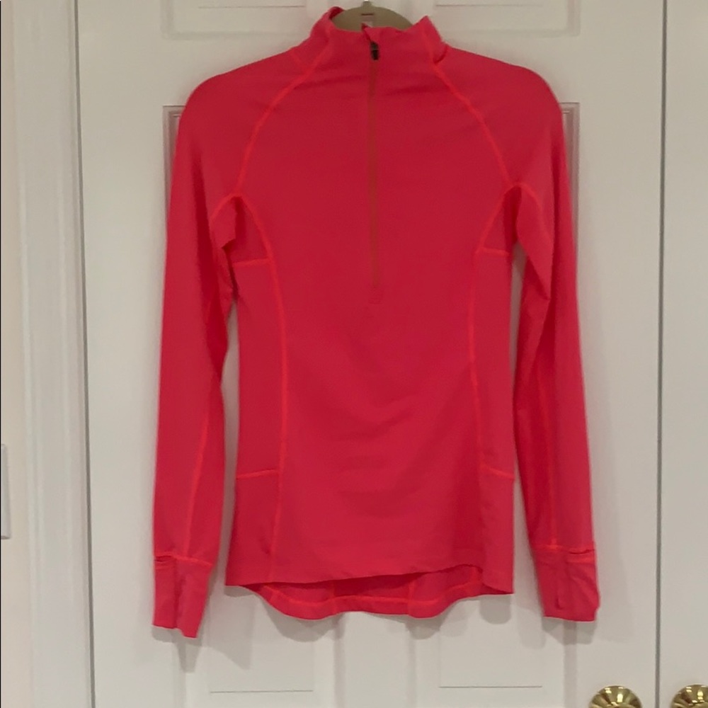 Colosseum hot pink quarter zip athletic jacket S